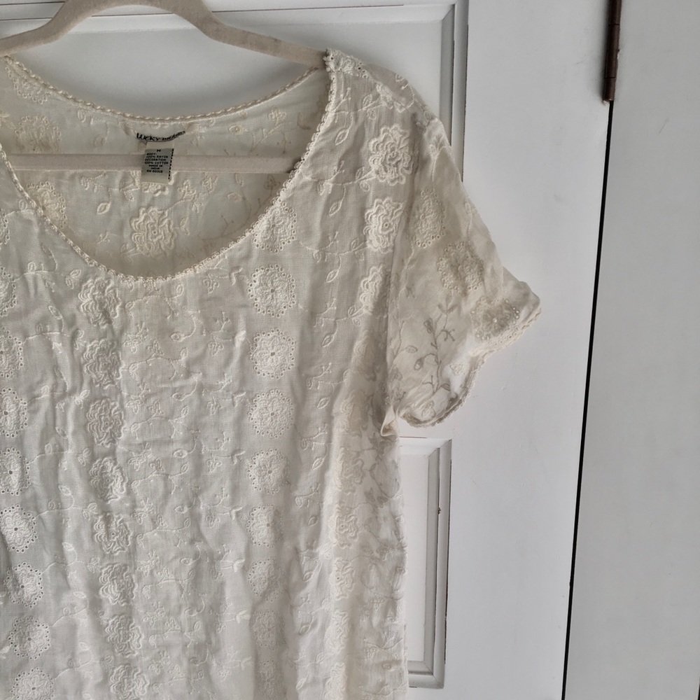 Lucky Brand Lace Top | M